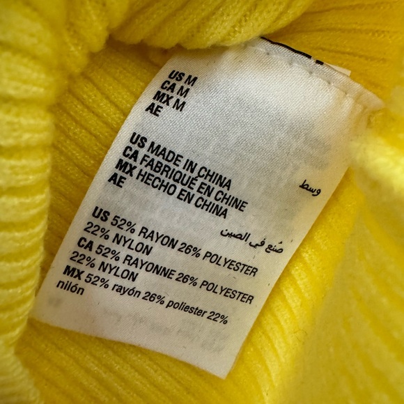 NWOT Style & Co Bright Ribbed Top - Picture 4 of 4